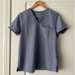 Women's Vapor Blue Space Dye Catarina™ - One-Pocket Scrub Top